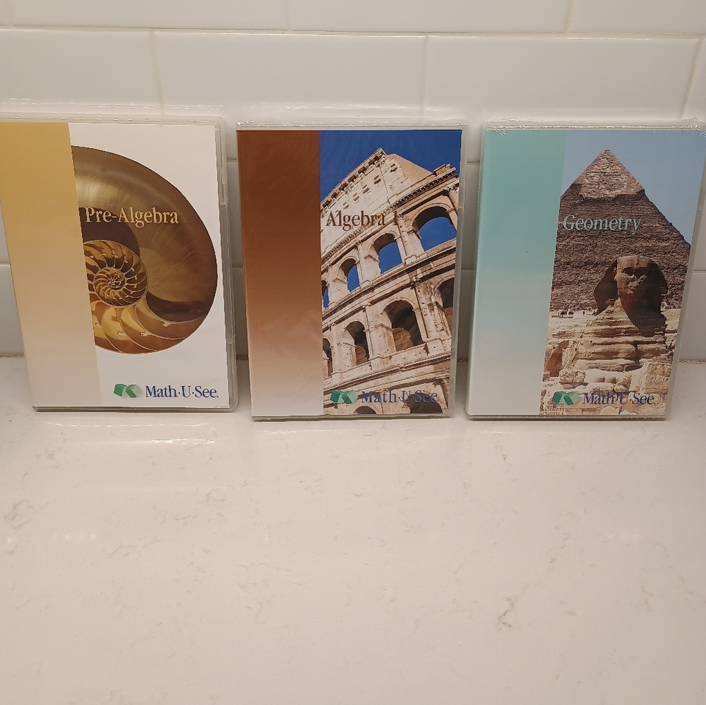 Math-U-See 10 piece DVD Set, Some NWT - Picture 4 of 4